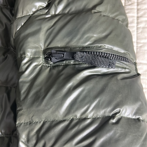 S13 Chelsea Down Puffer Jacket Green Size S - Picture 10 of 12